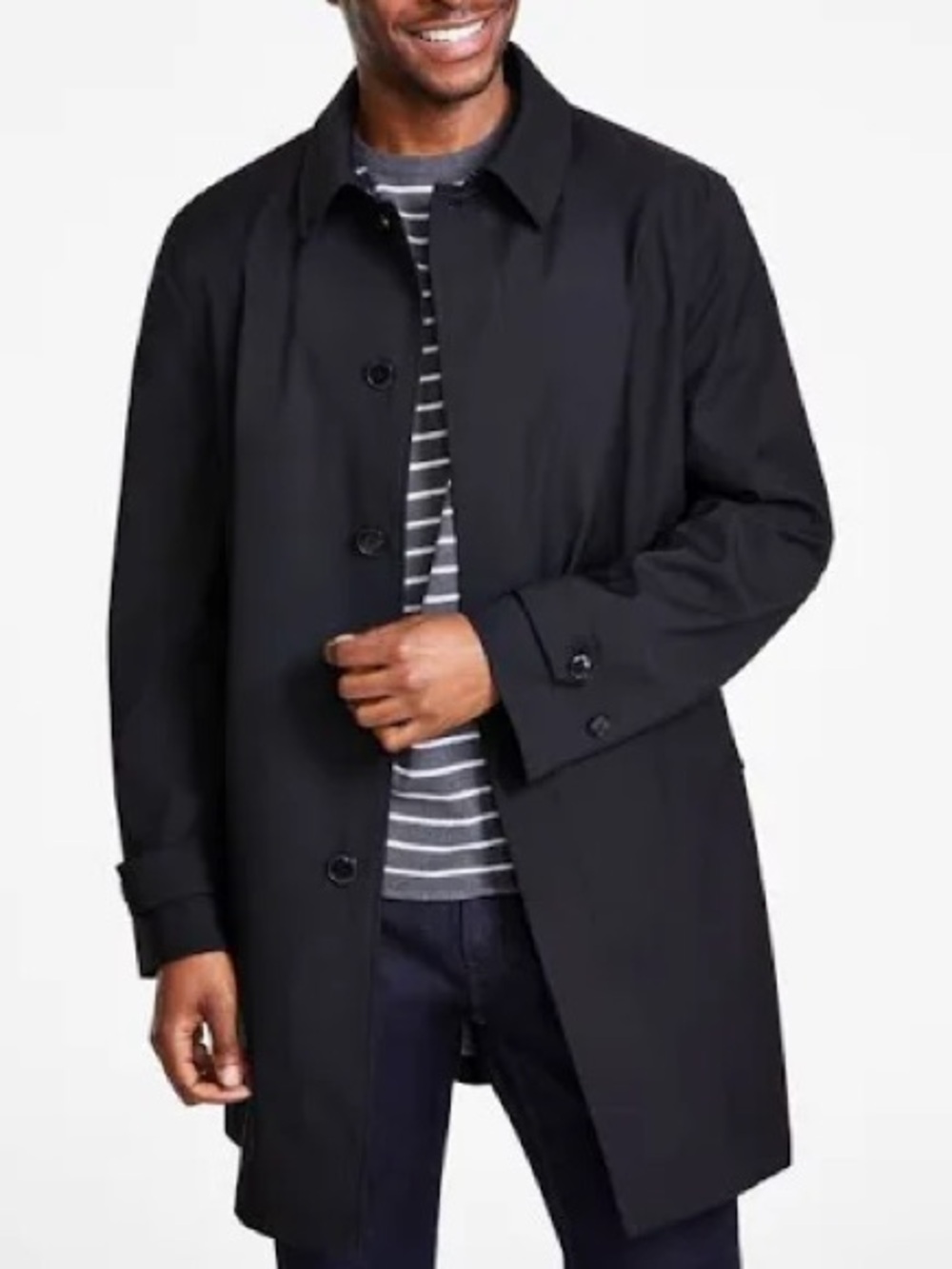 MICHAEL Michael Kors Black Trench Coat